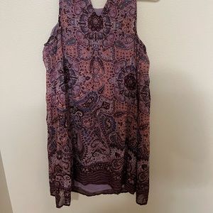Purple beaded dress